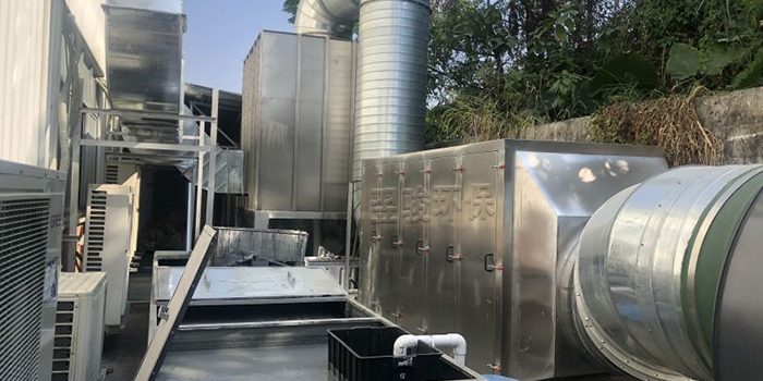 喷涂废气(高效脱漆塔+活性炭吸附器)处理工艺