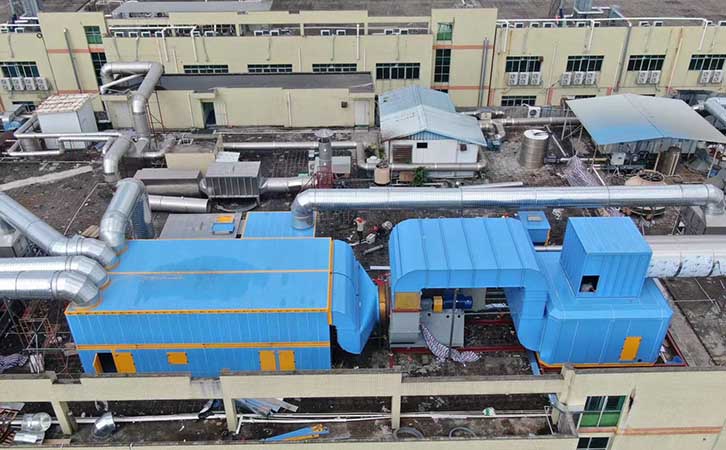 喷漆废气除臭设备喷漆废气处理工程设计安装