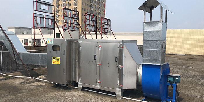 东莞市铭荣包装材料有限公司废气处理工程案例现场